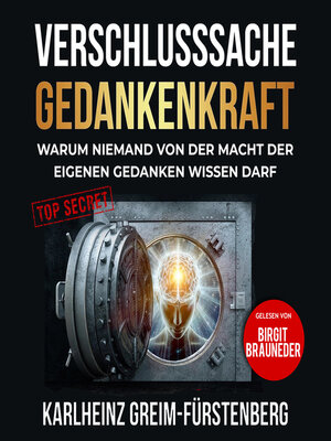 cover image of Verschlusssache Gedankenkraft